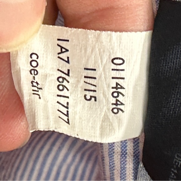 Tommy Hilfiger red/white pants, size 14, cropped, lightweight, spring, casual - Picture 11 of 12